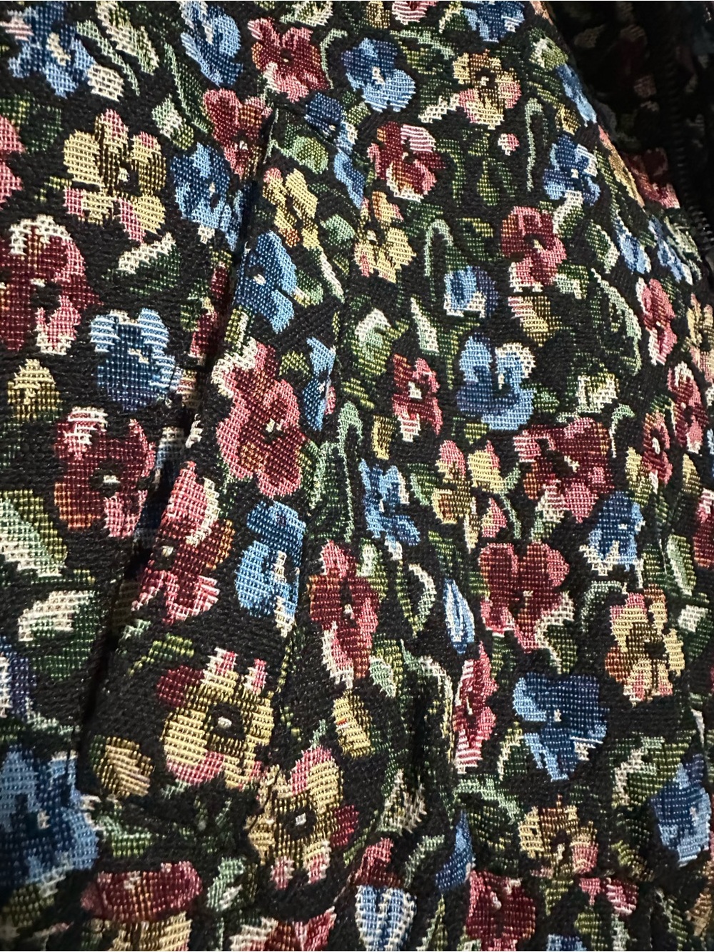 NWT Kimchi Blue Evelyn Floral Cropped Bomber Jacket Small - Picture 7 of 9